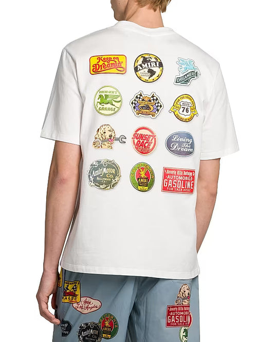 Amiri Station Patch T-Shirt - "White"