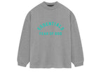 Fear of God Essentials Heavy Longsleeve - 'Dark Heather Oatmeal'