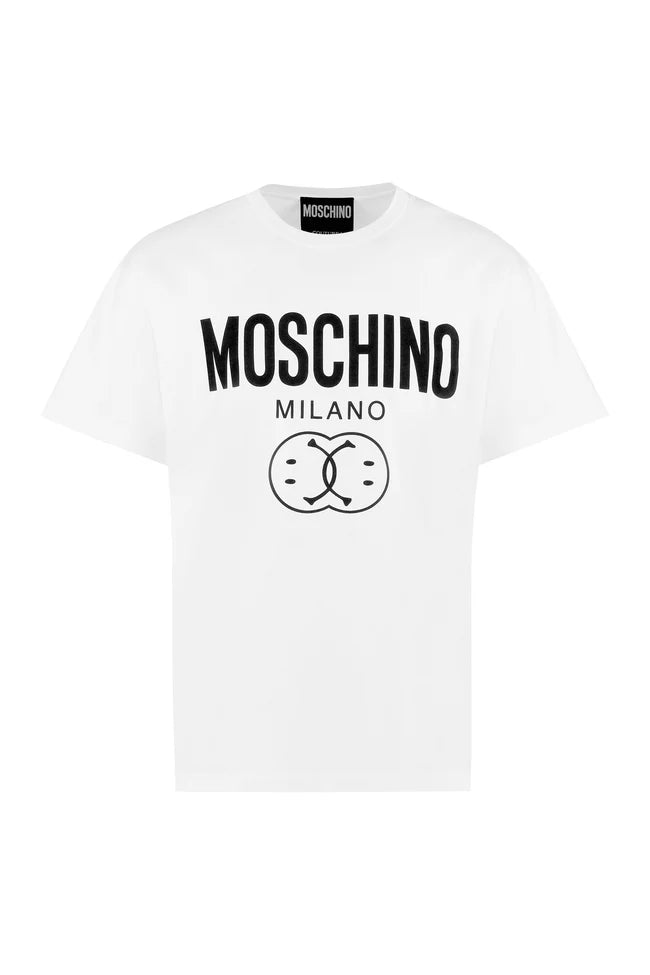Moschino Black Double Smiley T-Shirt