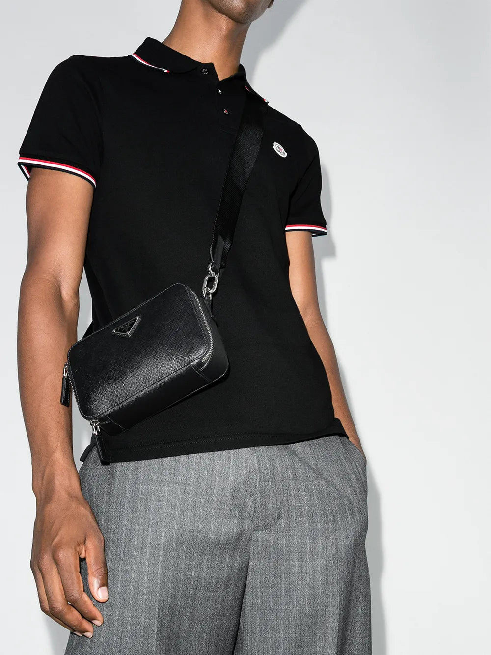MONCLER MAGLIA POLO MANICA CORTA POLO SHIRT