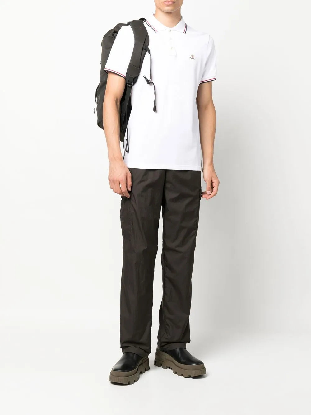 MONCLER MAGLIA POLO MANICA CORTA POLO SHIRT