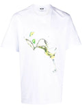 MSGM cocktail-print cotton T-shirt