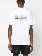 MSGM cocktail-print cotton T-shirt