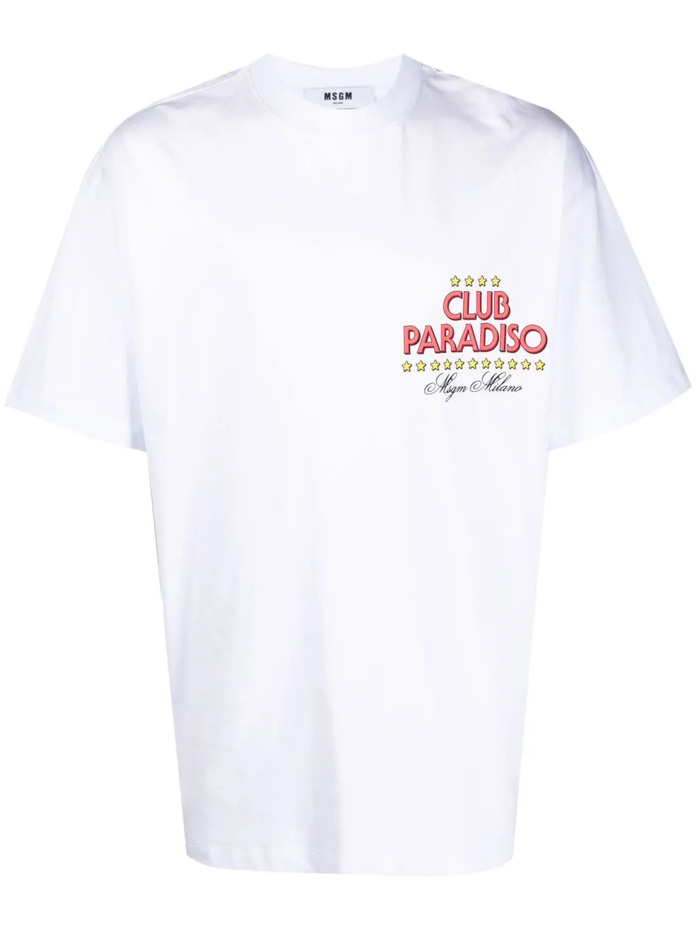 MSGM Club Paradiso cotton t-shirt