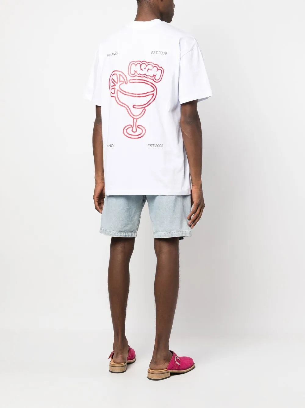 MSGM graphic-print cotton T-shirt