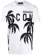 DSQUARED2 palm tree logo-print T-shirt