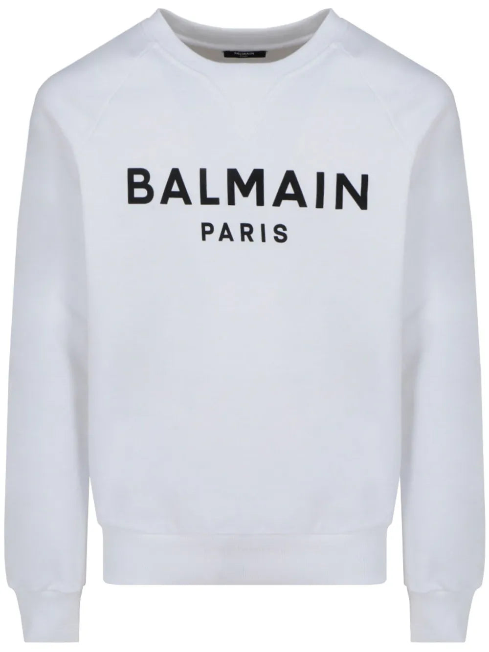 Balmain logo-print cotton sweatshirt