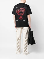 MSGM graphic-print cotton T-shirt