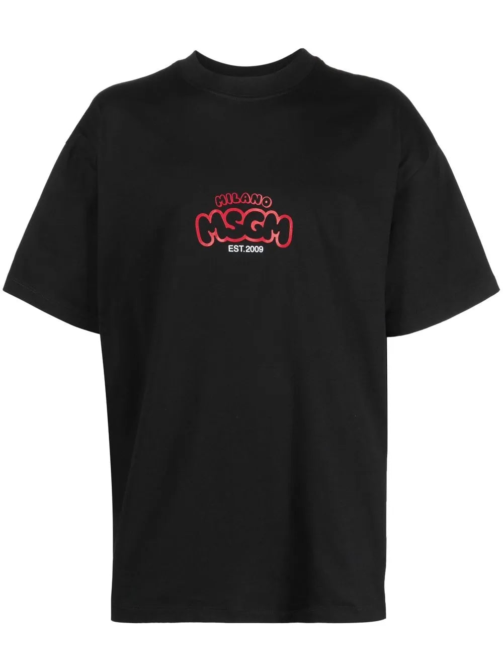 MSGM graphic-print cotton T-shirt