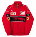 Red Ferrari Vintage Racing Jacket