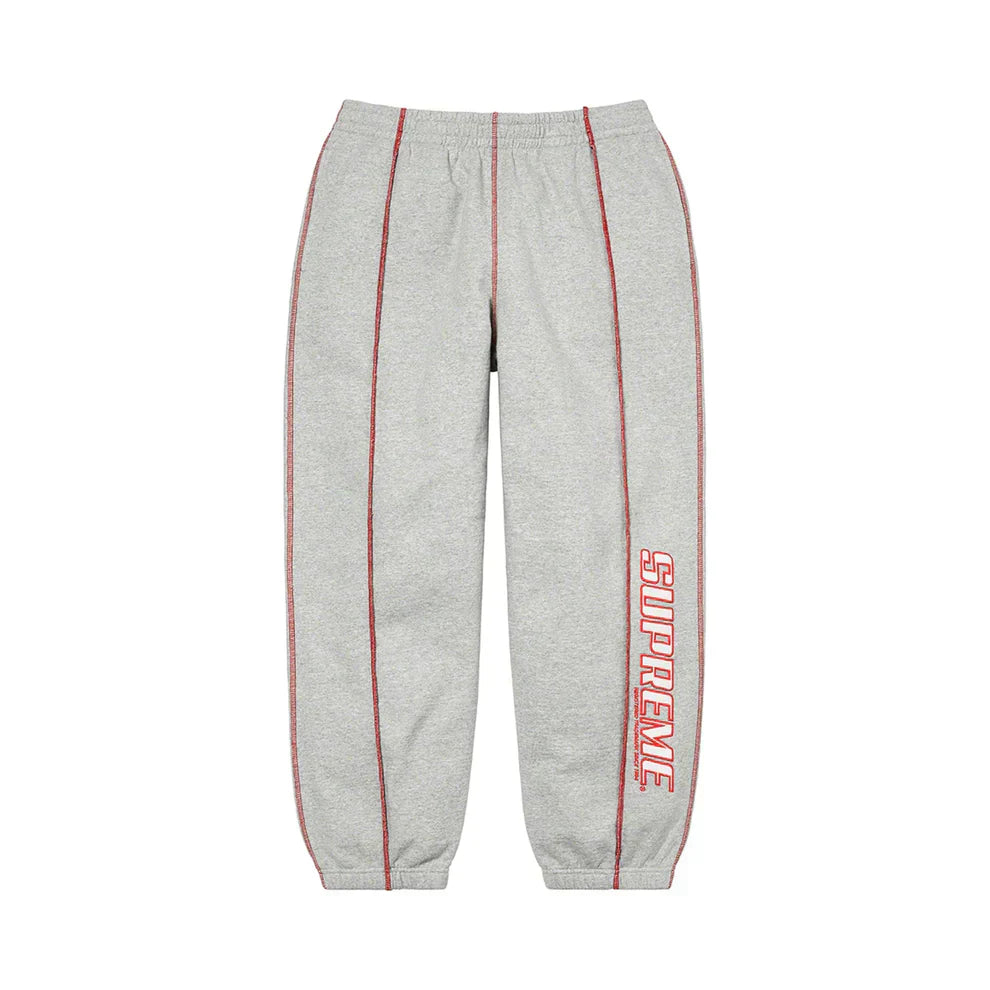 Supreme Coverstitch Sweatpant Heather Grey