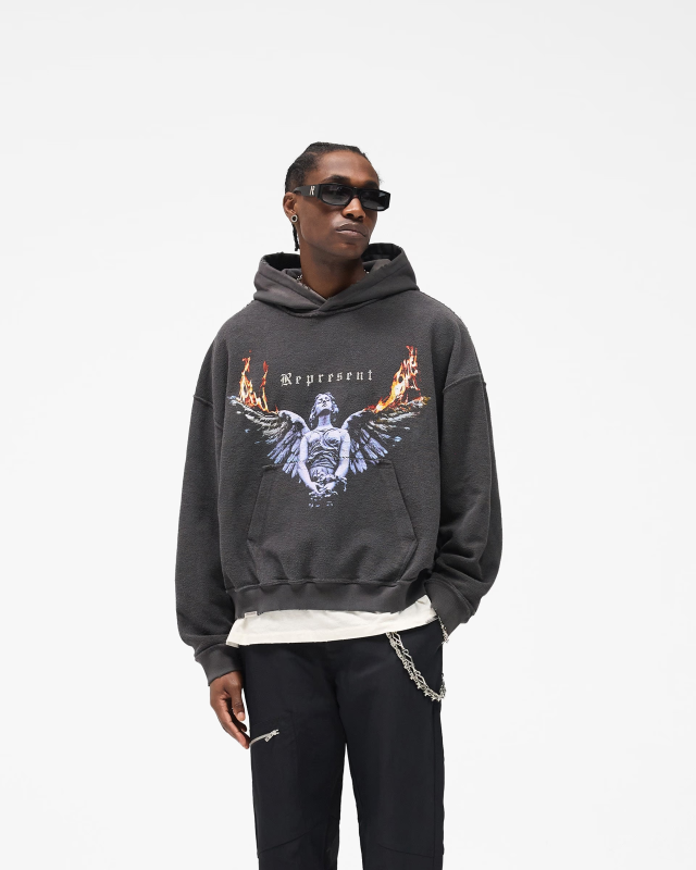Represent Reversible Living Legacy Tour Hoodie - "Sun Fade Grey"