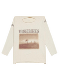 YZY Vultures Cream Printed Longsleeve