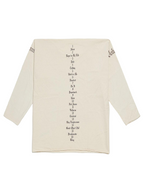 YZY Vultures Cream Printed Longsleeve