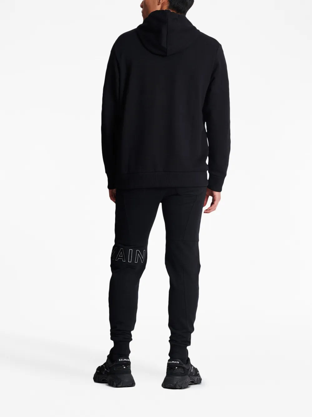 Balmain logo-print hoodie