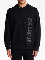 Balmain logo-print hoodie