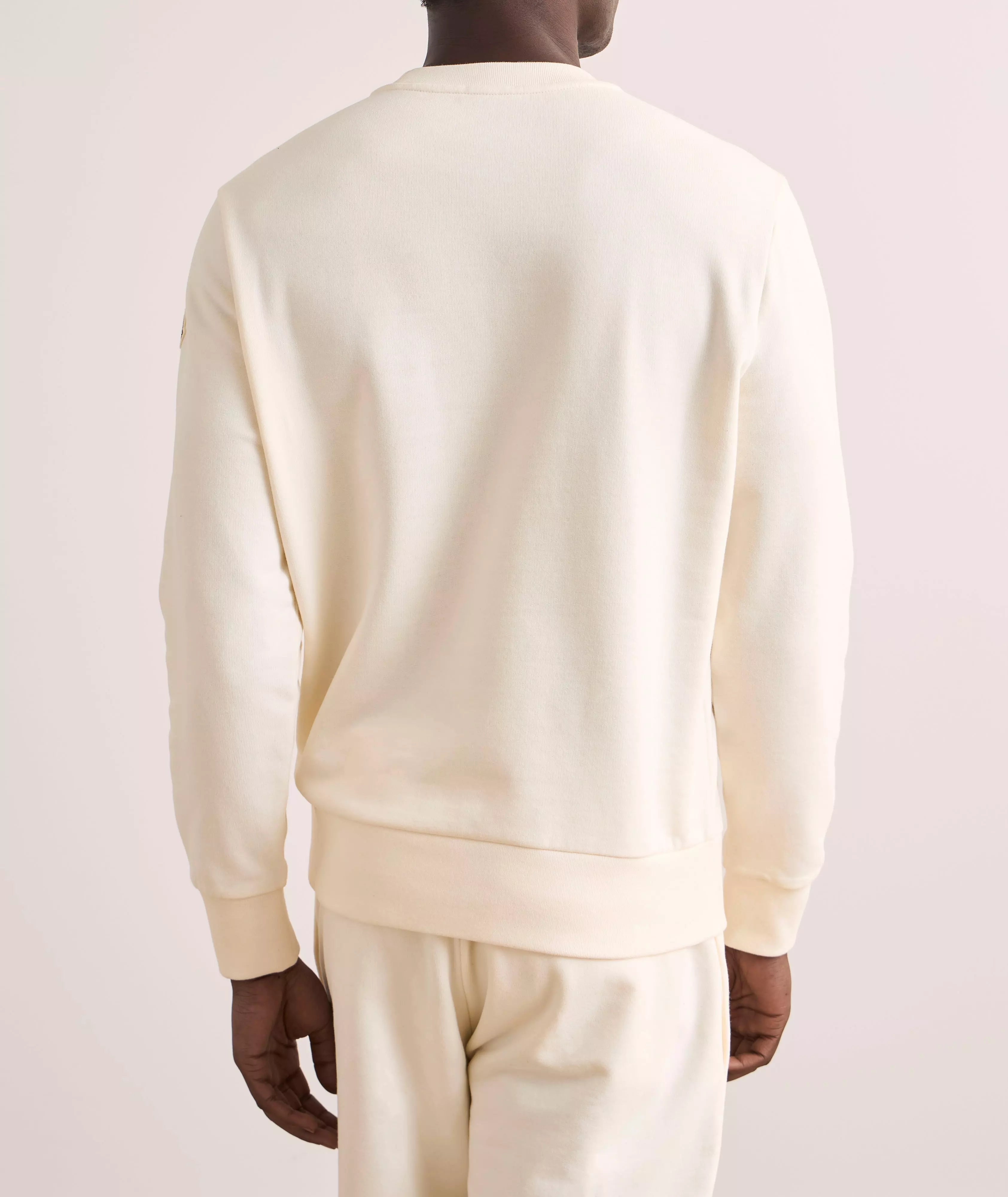 MONCLER Embroidered Cursive Logo Sweatshirt