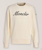 MONCLER Embroidered Cursive Logo Sweatshirt