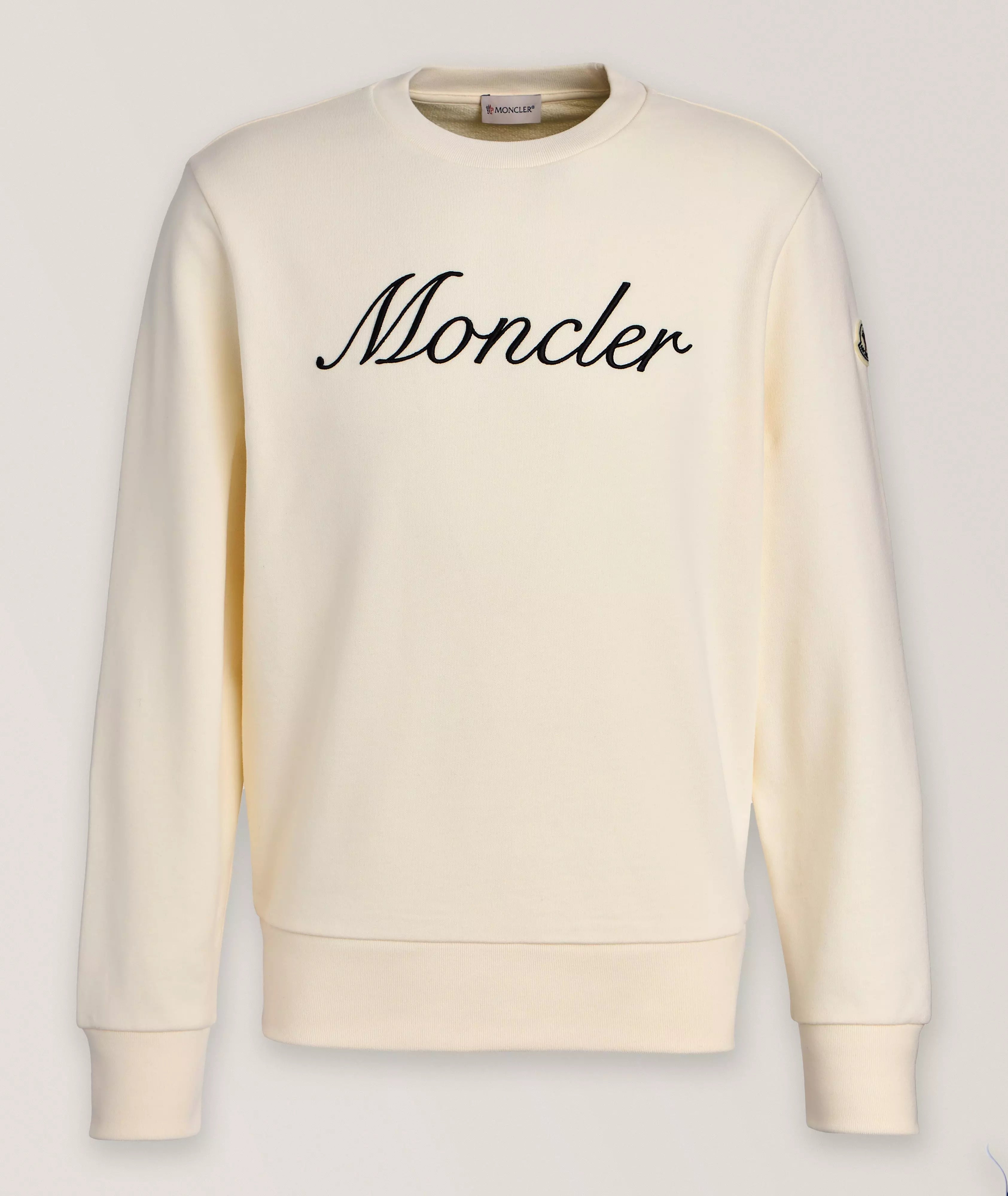 MONCLER Embroidered Cursive Logo Sweatshirt