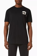 Karl Lagerfeld Ikonik 2.0 organic-cotton pocket t-shirt