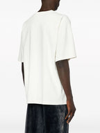 Diesel flocked-print crew-neck T-shirt