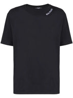Balmain logo-embroidered cotton t-shirt