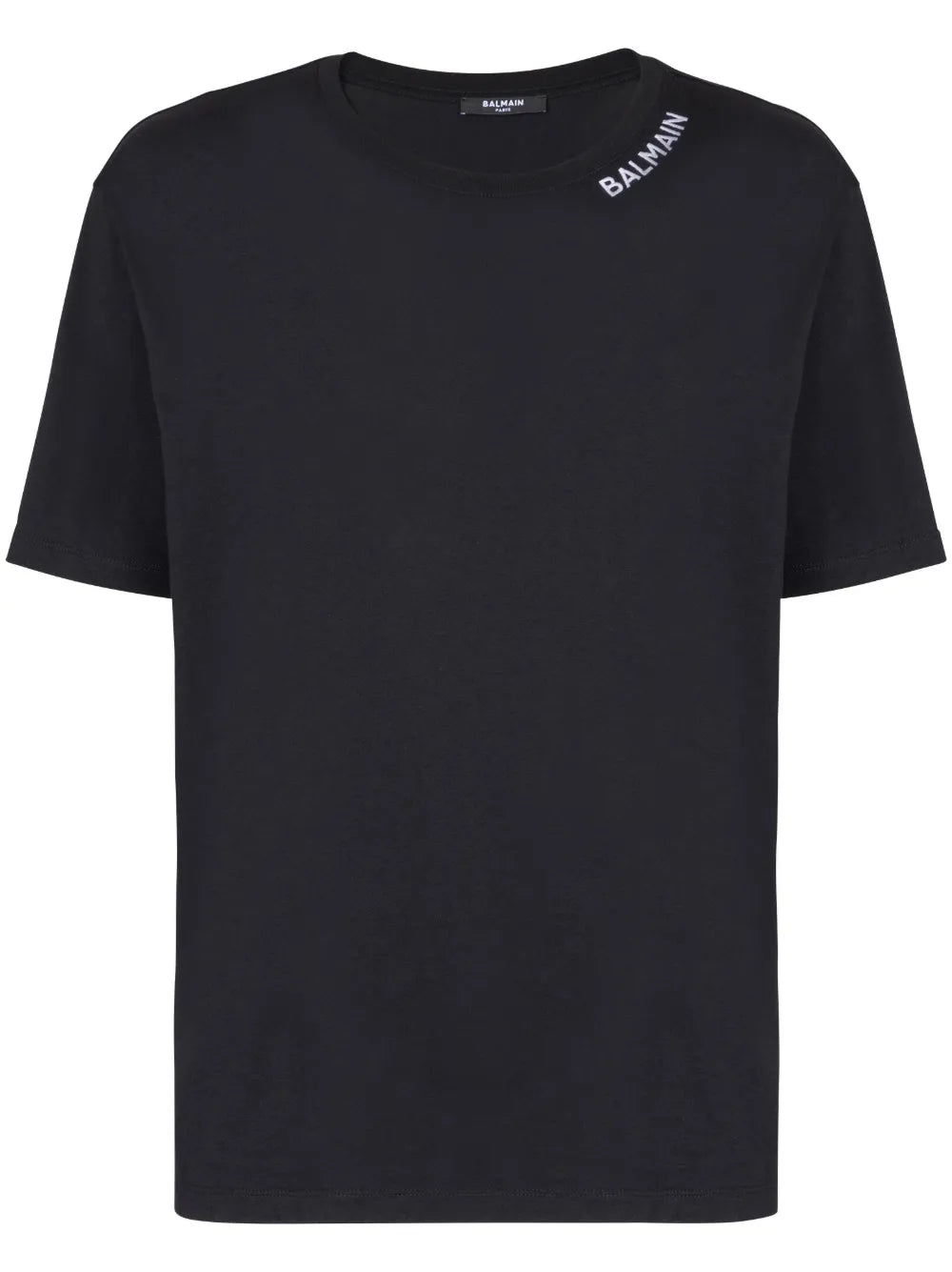 Balmain logo-embroidered cotton t-shirt