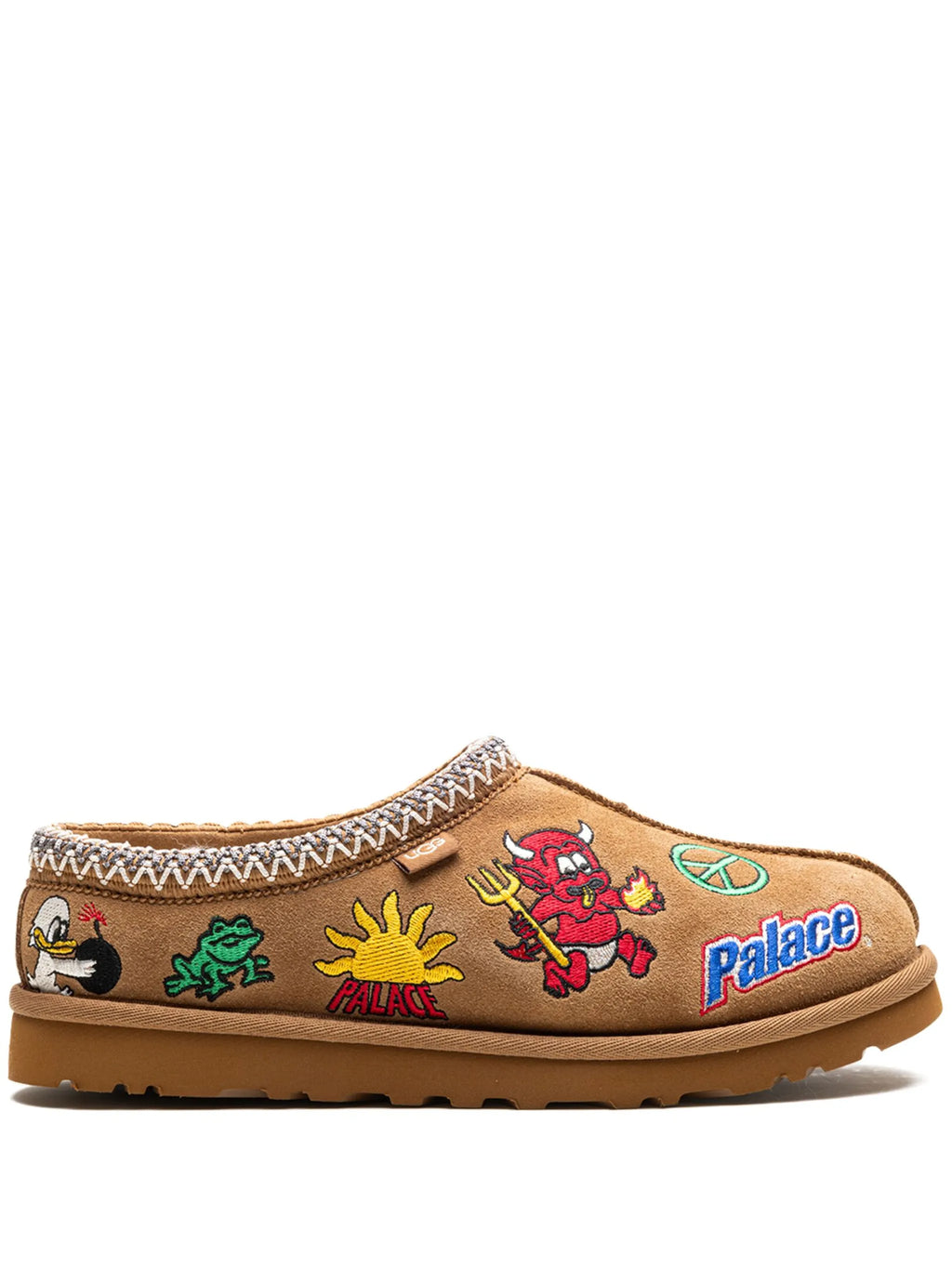 UGG x Palace Tasman Slippers - "Chestnut"