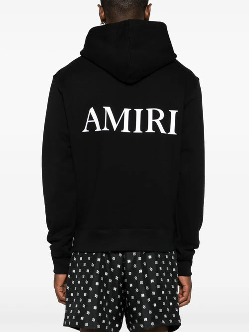 AMIRI logo-print cotton hoodie