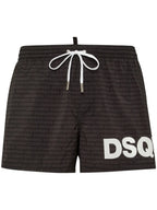 DSQUARED2 logo-print swim shorts