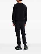 Balmain logo-print cotton sweatshirt