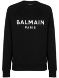 Balmain logo-print cotton sweatshirt