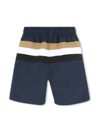 BOSS striped swim shorts