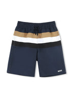 BOSS striped swim shorts