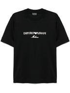 Emporio Armani logo-embroidered T-shirt