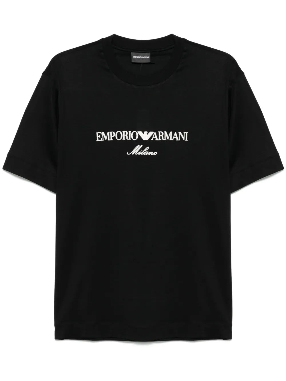 Emporio Armani logo-embroidered T-shirt