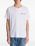 Balmain Paris Signature embroidered cotton t-shirt