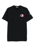 MONCLER logo-patch short-sleeve T-shirt