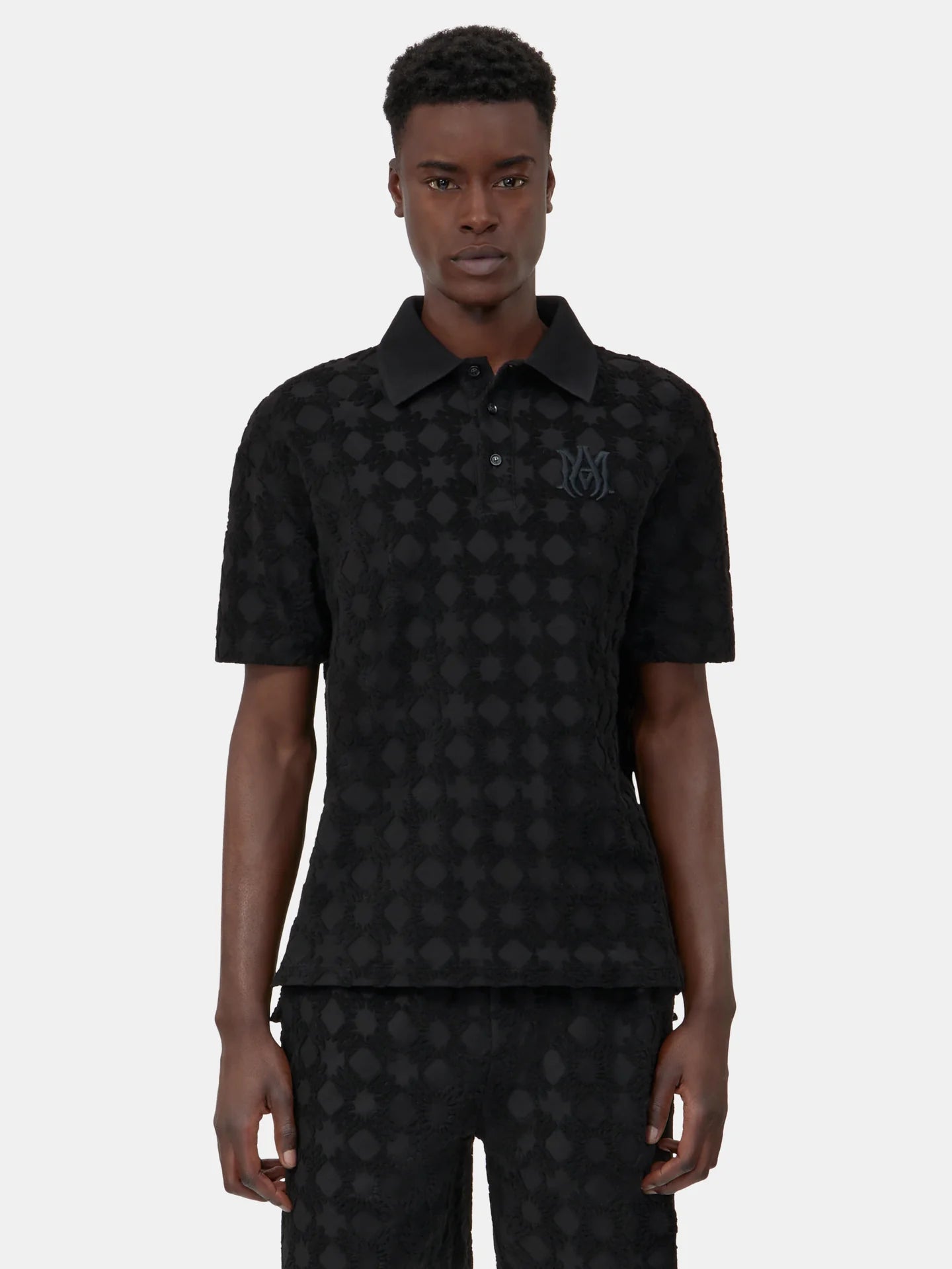 AMIRI MA QUAD TOWELING POLO