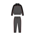 Trapstar Irongate T Shellsuit - Black / Grey / Red