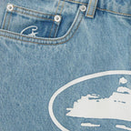 Corteiz OG Denim Shorts - 'Sky Blue'