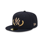 New York Yankees Gold Leaf 59FIFTY Fitted Hat