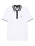 BOSS tipped-collar polo shirt