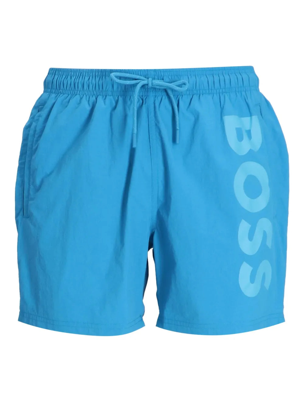 BOSS logo-print swim shorts
