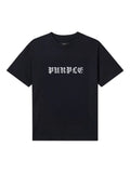 Purple logo-print T-shirt