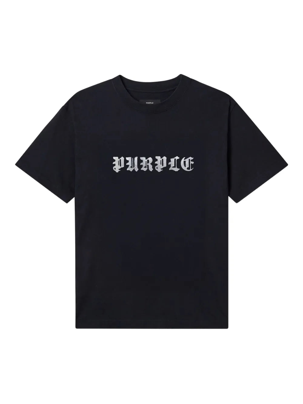 Purple logo-print T-shirt