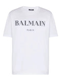 Balmain Logo Cotton Crewneck T-Shirt