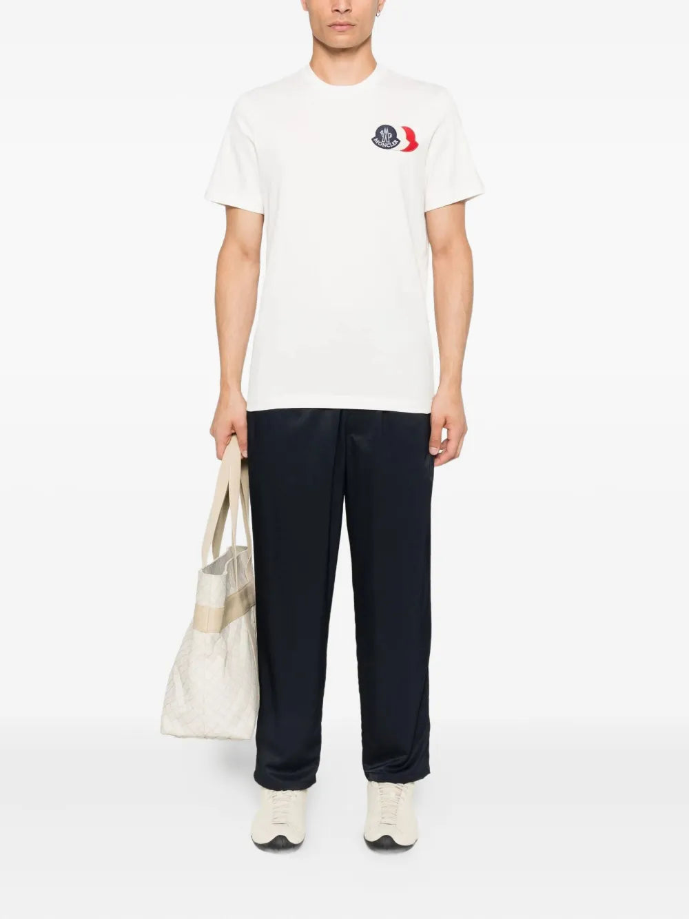 MONCLER logo-patch short-sleeve T-shirt