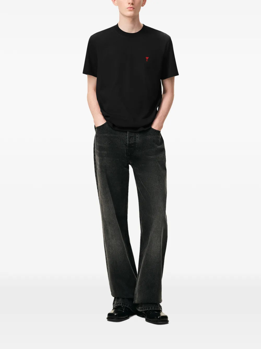 AMI Paris de Coeur cotton T-shirt