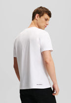 Karl Lagerfeld Ikonik Outline organic-cotton T-shirt